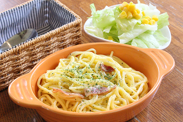 ベーコンカルボナーラセット