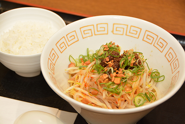 四川汁なし担々麺ご飯セット