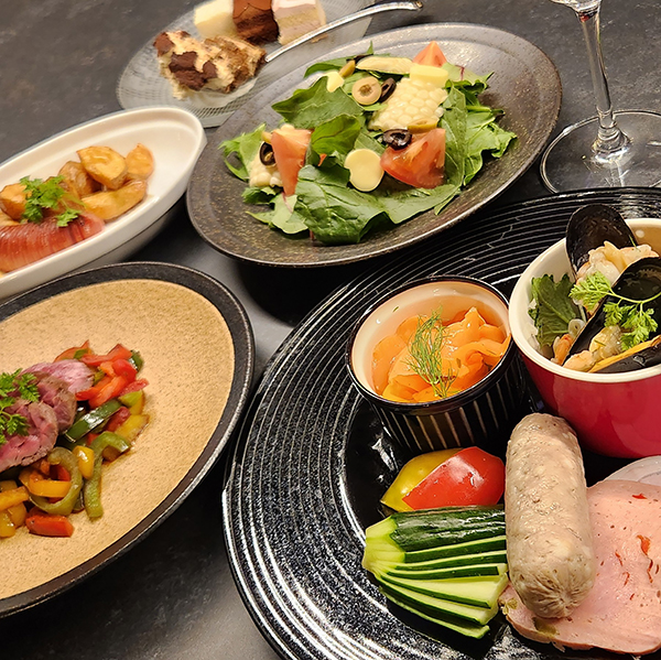 食後のデザートサービス